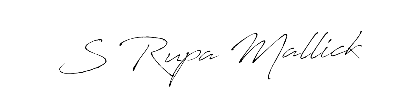 Also we have S Rupa Mallick name is the best signature style. Create professional handwritten signature collection using Antro_Vectra autograph style. S Rupa Mallick signature style 6 images and pictures png