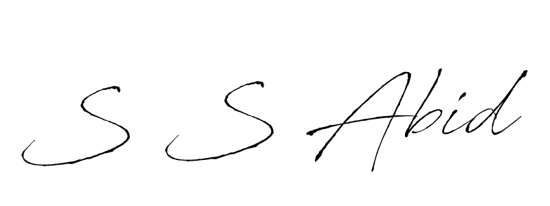 Similarly Antro_Vectra is the best handwritten signature design. Signature creator online .You can use it as an online autograph creator for name S S Abid. S S Abid signature style 6 images and pictures png