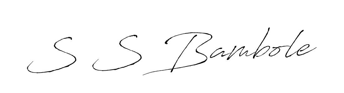 Also we have S S Bambole name is the best signature style. Create professional handwritten signature collection using Antro_Vectra autograph style. S S Bambole signature style 6 images and pictures png