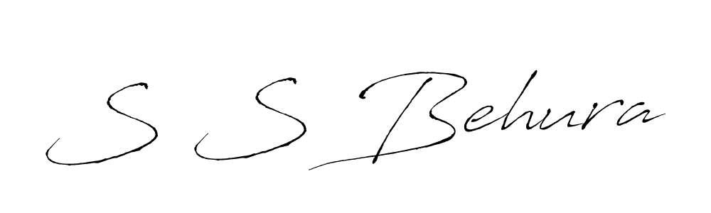 Design your own signature with our free online signature maker. With this signature software, you can create a handwritten (Antro_Vectra) signature for name S S Behura. S S Behura signature style 6 images and pictures png