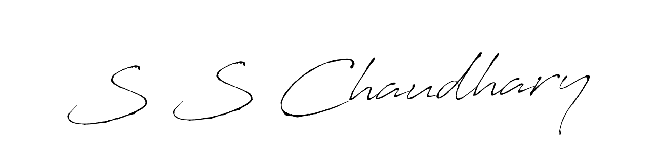 if you are searching for the best signature style for your name S S Chaudhary. so please give up your signature search. here we have designed multiple signature styles  using Antro_Vectra. S S Chaudhary signature style 6 images and pictures png