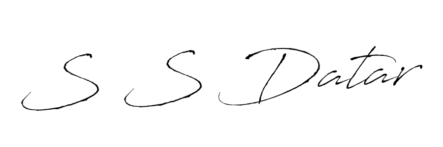 Also we have S S Datar name is the best signature style. Create professional handwritten signature collection using Antro_Vectra autograph style. S S Datar signature style 6 images and pictures png