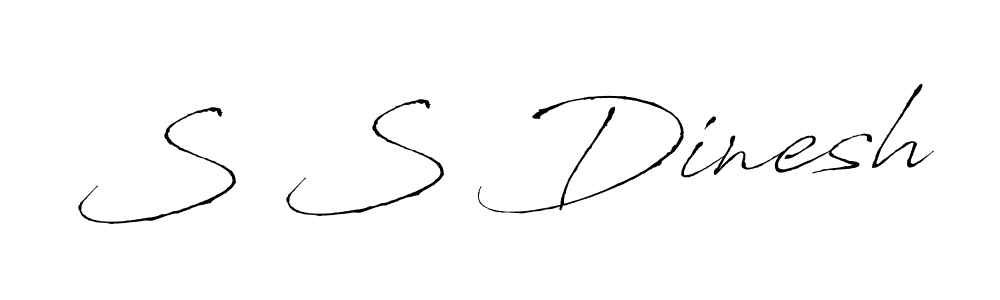 Make a beautiful signature design for name S S Dinesh. Use this online signature maker to create a handwritten signature for free. S S Dinesh signature style 6 images and pictures png
