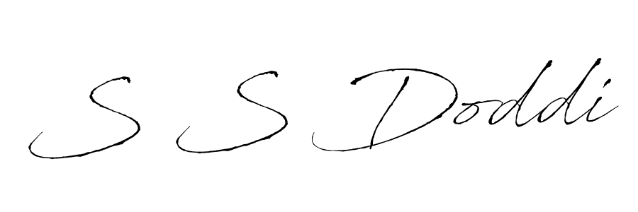 Design your own signature with our free online signature maker. With this signature software, you can create a handwritten (Antro_Vectra) signature for name S S Doddi. S S Doddi signature style 6 images and pictures png