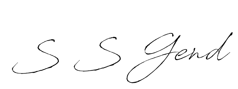 Similarly Antro_Vectra is the best handwritten signature design. Signature creator online .You can use it as an online autograph creator for name S S Gend. S S Gend signature style 6 images and pictures png