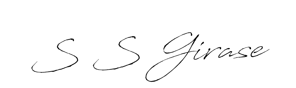 Make a beautiful signature design for name S S Girase. Use this online signature maker to create a handwritten signature for free. S S Girase signature style 6 images and pictures png