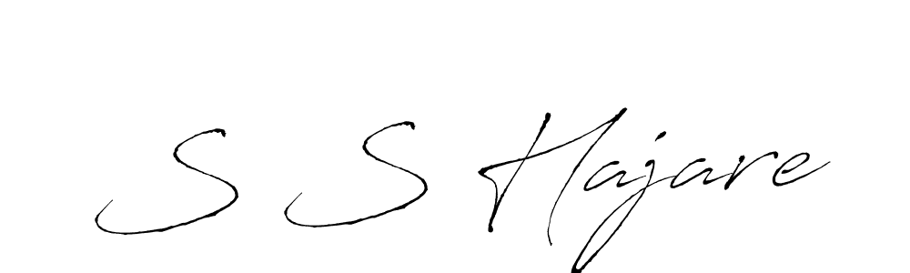 Also You can easily find your signature by using the search form. We will create S S Hajare name handwritten signature images for you free of cost using Antro_Vectra sign style. S S Hajare signature style 6 images and pictures png