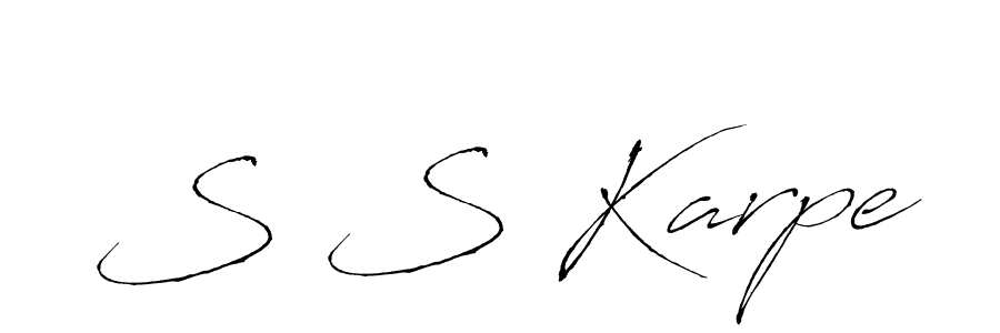 How to Draw S S Karpe signature style? Antro_Vectra is a latest design signature styles for name S S Karpe. S S Karpe signature style 6 images and pictures png