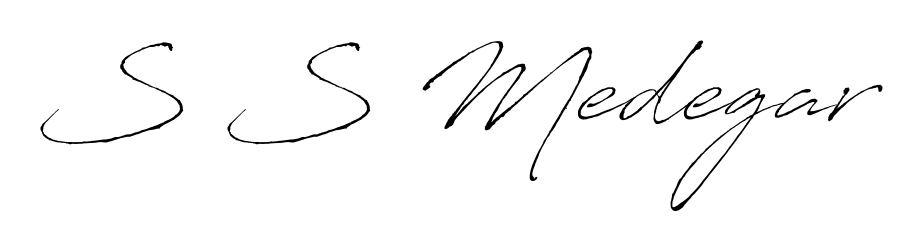It looks like you need a new signature style for name S S Medegar. Design unique handwritten (Antro_Vectra) signature with our free signature maker in just a few clicks. S S Medegar signature style 6 images and pictures png