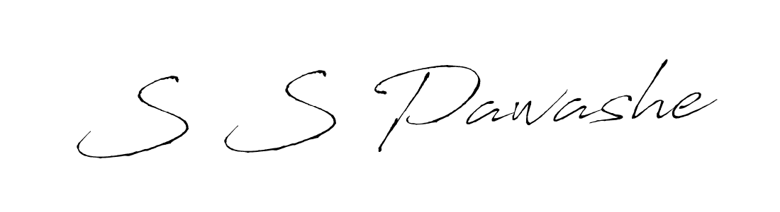 S S Pawashe stylish signature style. Best Handwritten Sign (Antro_Vectra) for my name. Handwritten Signature Collection Ideas for my name S S Pawashe. S S Pawashe signature style 6 images and pictures png