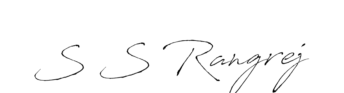 How to Draw S S Rangrej signature style? Antro_Vectra is a latest design signature styles for name S S Rangrej. S S Rangrej signature style 6 images and pictures png