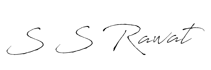 The best way (Antro_Vectra) to make a short signature is to pick only two or three words in your name. The name S S Rawat include a total of six letters. For converting this name. S S Rawat signature style 6 images and pictures png