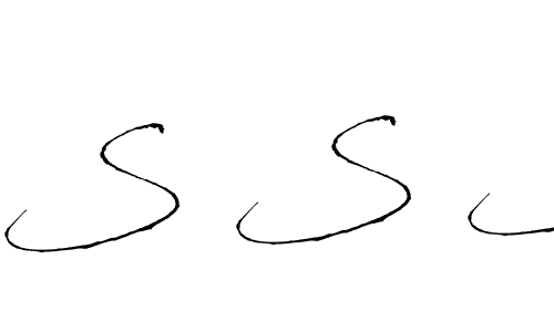 How to make S S S name signature. Use Antro_Vectra style for creating short signs online. This is the latest handwritten sign. S S S signature style 6 images and pictures png