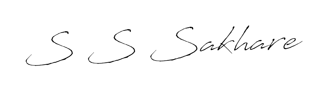 It looks lik you need a new signature style for name S S Sakhare. Design unique handwritten (Antro_Vectra) signature with our free signature maker in just a few clicks. S S Sakhare signature style 6 images and pictures png