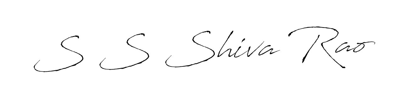 How to make S S Shiva Rao signature? Antro_Vectra is a professional autograph style. Create handwritten signature for S S Shiva Rao name. S S Shiva Rao signature style 6 images and pictures png