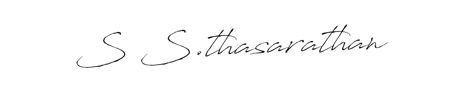 It looks lik you need a new signature style for name S S.thasarathan. Design unique handwritten (Antro_Vectra) signature with our free signature maker in just a few clicks. S S.thasarathan signature style 6 images and pictures png