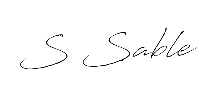 Also You can easily find your signature by using the search form. We will create S Sable name handwritten signature images for you free of cost using Antro_Vectra sign style. S Sable signature style 6 images and pictures png