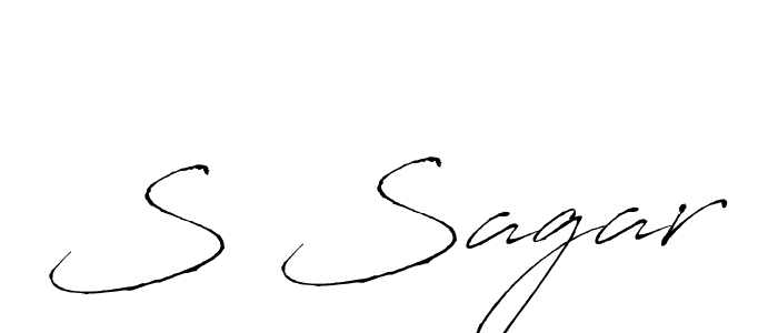 Antro_Vectra is a professional signature style that is perfect for those who want to add a touch of class to their signature. It is also a great choice for those who want to make their signature more unique. Get S Sagar name to fancy signature for free. S Sagar signature style 6 images and pictures png