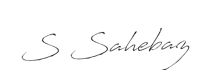 Here are the top 10 professional signature styles for the name S Sahebaz. These are the best autograph styles you can use for your name. S Sahebaz signature style 6 images and pictures png