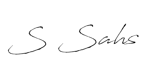 Also You can easily find your signature by using the search form. We will create S Sahs name handwritten signature images for you free of cost using Antro_Vectra sign style. S Sahs signature style 6 images and pictures png