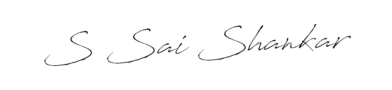 It looks lik you need a new signature style for name S Sai Shankar. Design unique handwritten (Antro_Vectra) signature with our free signature maker in just a few clicks. S Sai Shankar signature style 6 images and pictures png