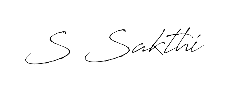 Make a beautiful signature design for name S Sakthi. Use this online signature maker to create a handwritten signature for free. S Sakthi signature style 6 images and pictures png