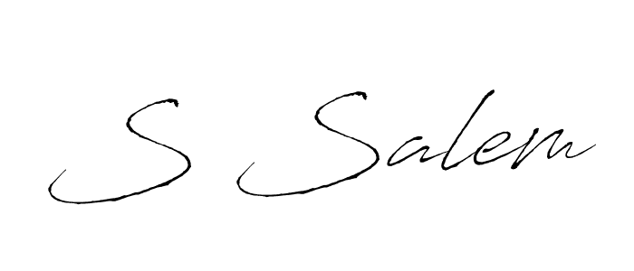 Similarly Antro_Vectra is the best handwritten signature design. Signature creator online .You can use it as an online autograph creator for name S Salem. S Salem signature style 6 images and pictures png