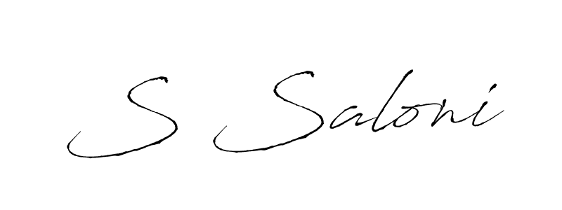 Best and Professional Signature Style for S Saloni. Antro_Vectra Best Signature Style Collection. S Saloni signature style 6 images and pictures png
