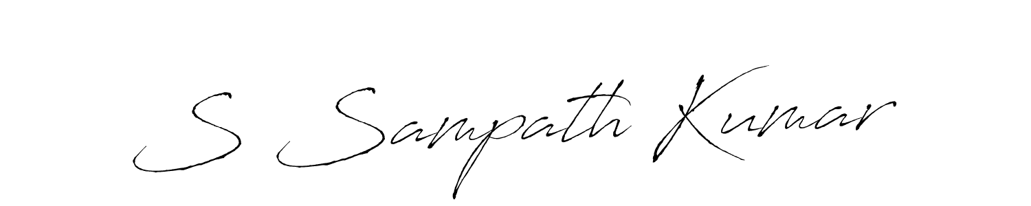 How to Draw S Sampath Kumar signature style? Antro_Vectra is a latest design signature styles for name S Sampath Kumar. S Sampath Kumar signature style 6 images and pictures png