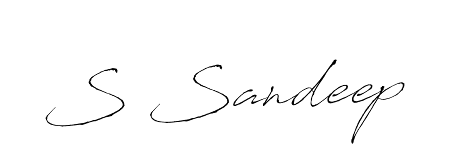 Antro_Vectra is a professional signature style that is perfect for those who want to add a touch of class to their signature. It is also a great choice for those who want to make their signature more unique. Get S Sandeep name to fancy signature for free. S Sandeep signature style 6 images and pictures png