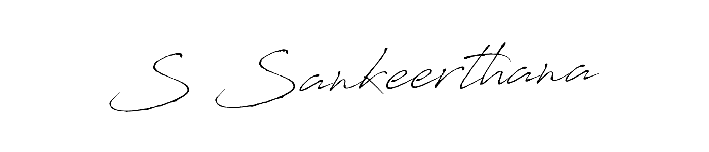 Similarly Antro_Vectra is the best handwritten signature design. Signature creator online .You can use it as an online autograph creator for name S Sankeerthana. S Sankeerthana signature style 6 images and pictures png