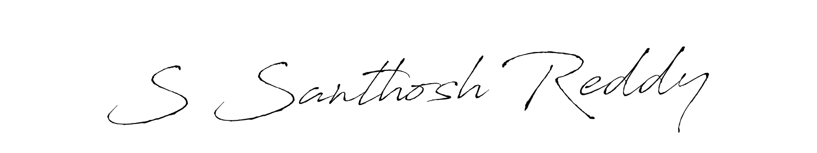 Also we have S Santhosh Reddy name is the best signature style. Create professional handwritten signature collection using Antro_Vectra autograph style. S Santhosh Reddy signature style 6 images and pictures png