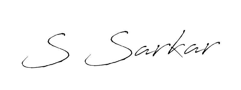 You should practise on your own different ways (Antro_Vectra) to write your name (S Sarkar) in signature. don't let someone else do it for you. S Sarkar signature style 6 images and pictures png