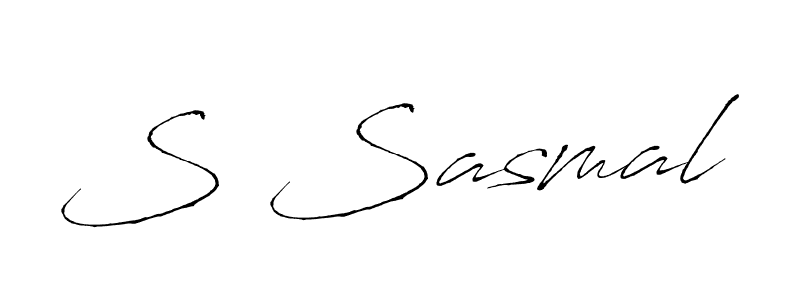 How to Draw S Sasmal signature style? Antro_Vectra is a latest design signature styles for name S Sasmal. S Sasmal signature style 6 images and pictures png