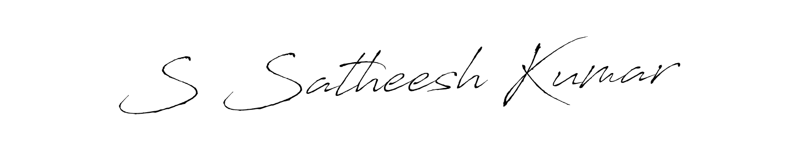 Similarly Antro_Vectra is the best handwritten signature design. Signature creator online .You can use it as an online autograph creator for name S Satheesh Kumar. S Satheesh Kumar signature style 6 images and pictures png