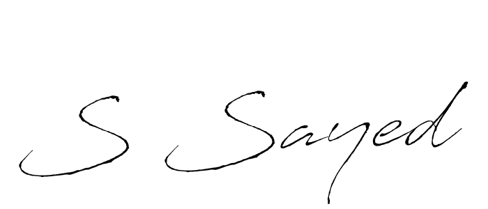 You should practise on your own different ways (Antro_Vectra) to write your name (S Sayed) in signature. don't let someone else do it for you. S Sayed signature style 6 images and pictures png