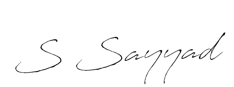 You can use this online signature creator to create a handwritten signature for the name S Sayyad. This is the best online autograph maker. S Sayyad signature style 6 images and pictures png