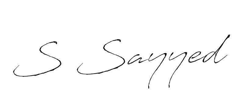 It looks lik you need a new signature style for name S Sayyed. Design unique handwritten (Antro_Vectra) signature with our free signature maker in just a few clicks. S Sayyed signature style 6 images and pictures png