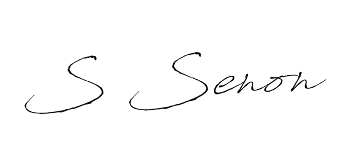 Once you've used our free online signature maker to create your best signature Antro_Vectra style, it's time to enjoy all of the benefits that S Senon name signing documents. S Senon signature style 6 images and pictures png