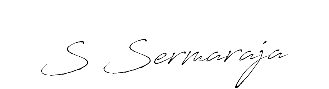 Use a signature maker to create a handwritten signature online. With this signature software, you can design (Antro_Vectra) your own signature for name S Sermaraja. S Sermaraja signature style 6 images and pictures png