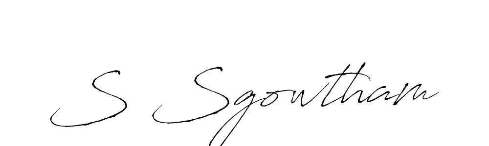 It looks lik you need a new signature style for name S Sgowtham. Design unique handwritten (Antro_Vectra) signature with our free signature maker in just a few clicks. S Sgowtham signature style 6 images and pictures png