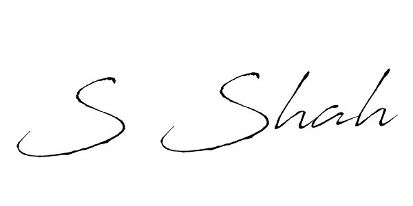 if you are searching for the best signature style for your name S Shah. so please give up your signature search. here we have designed multiple signature styles  using Antro_Vectra. S Shah signature style 6 images and pictures png