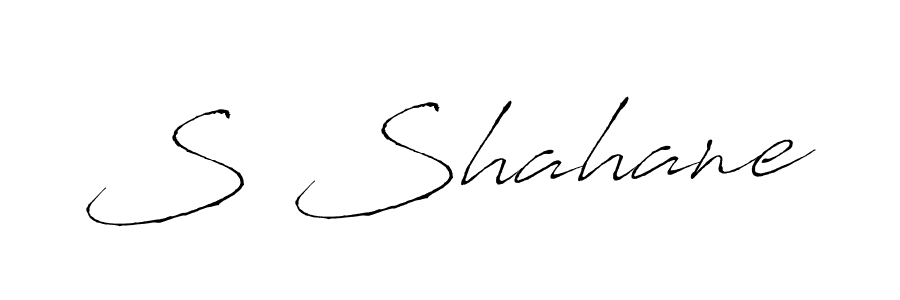 Antro_Vectra is a professional signature style that is perfect for those who want to add a touch of class to their signature. It is also a great choice for those who want to make their signature more unique. Get S Shahane name to fancy signature for free. S Shahane signature style 6 images and pictures png