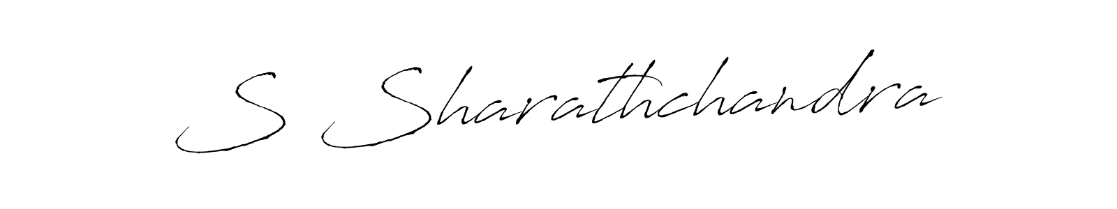 Make a beautiful signature design for name S Sharathchandra. With this signature (Antro_Vectra) style, you can create a handwritten signature for free. S Sharathchandra signature style 6 images and pictures png