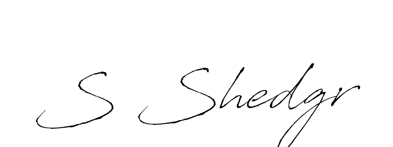 Create a beautiful signature design for name S Shedgr. With this signature (Antro_Vectra) fonts, you can make a handwritten signature for free. S Shedgr signature style 6 images and pictures png