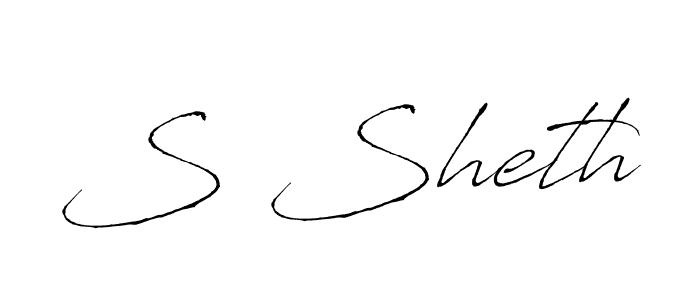 Once you've used our free online signature maker to create your best signature Antro_Vectra style, it's time to enjoy all of the benefits that S Sheth name signing documents. S Sheth signature style 6 images and pictures png