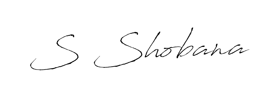 Also we have S Shobana name is the best signature style. Create professional handwritten signature collection using Antro_Vectra autograph style. S Shobana signature style 6 images and pictures png