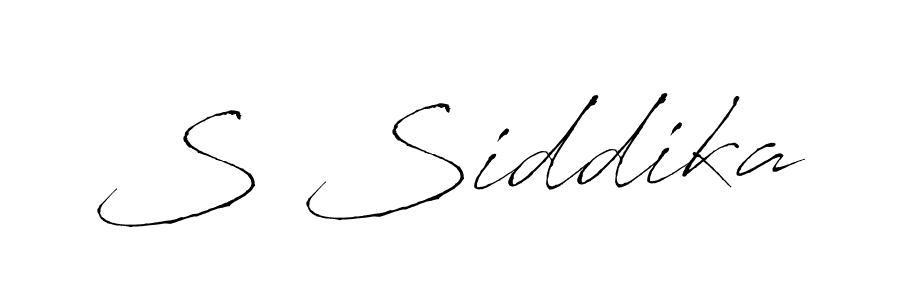 Also we have S Siddika name is the best signature style. Create professional handwritten signature collection using Antro_Vectra autograph style. S Siddika signature style 6 images and pictures png