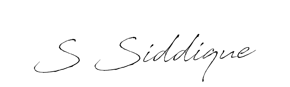 You should practise on your own different ways (Antro_Vectra) to write your name (S Siddique) in signature. don't let someone else do it for you. S Siddique signature style 6 images and pictures png