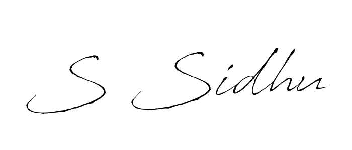 Also You can easily find your signature by using the search form. We will create S Sidhu name handwritten signature images for you free of cost using Antro_Vectra sign style. S Sidhu signature style 6 images and pictures png